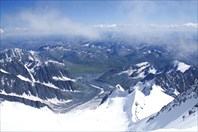 Вид на Б.Берельский ледник